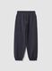 Grey pure cotton joggers_1