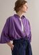 Purple pure cotton oversized shirt_0