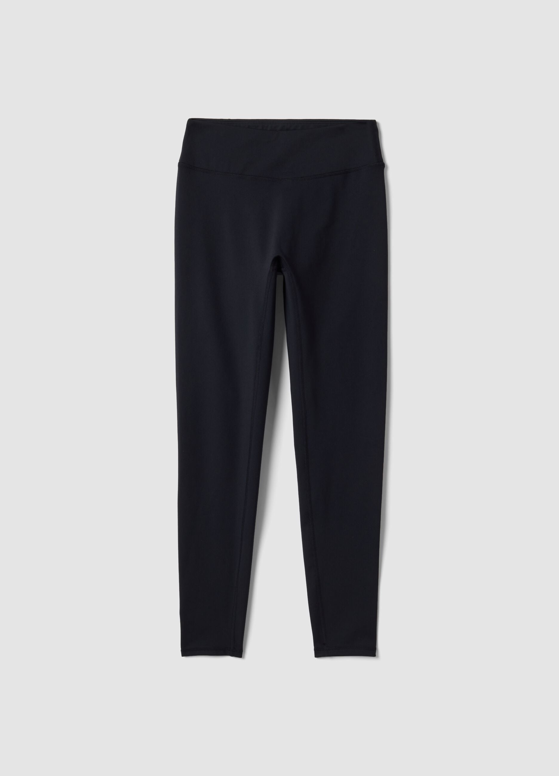 Black high-waisted breathable stretch leggings ALTAVIA STUDIO