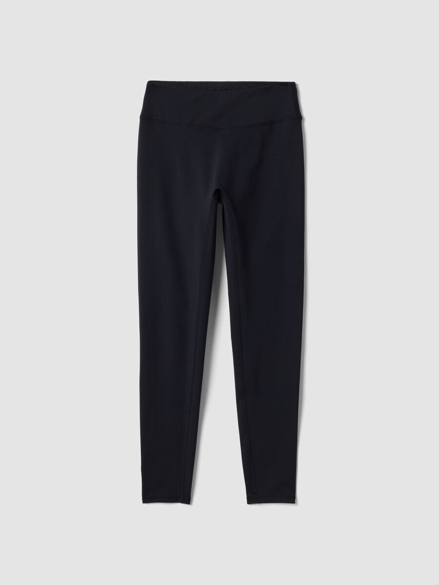 Black high-waisted breathable stretch leggings ALTAVIA STUDIO_5