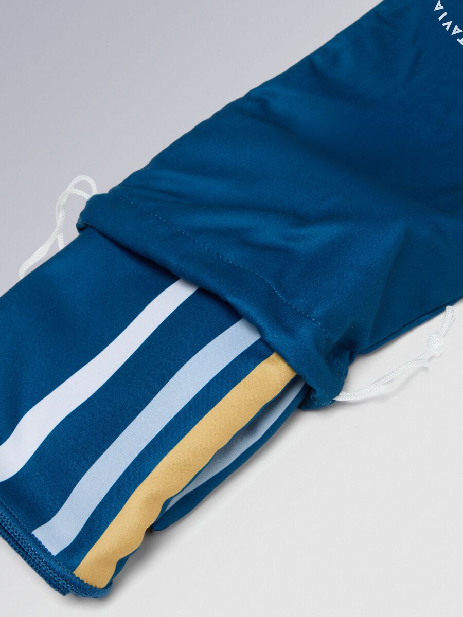 ALTAVIA SAILING striped blue microfibre beach towel_2