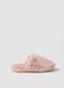 Pink open-back slippers_0