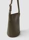 Green bucket bag with adjustable shoulder strap_2