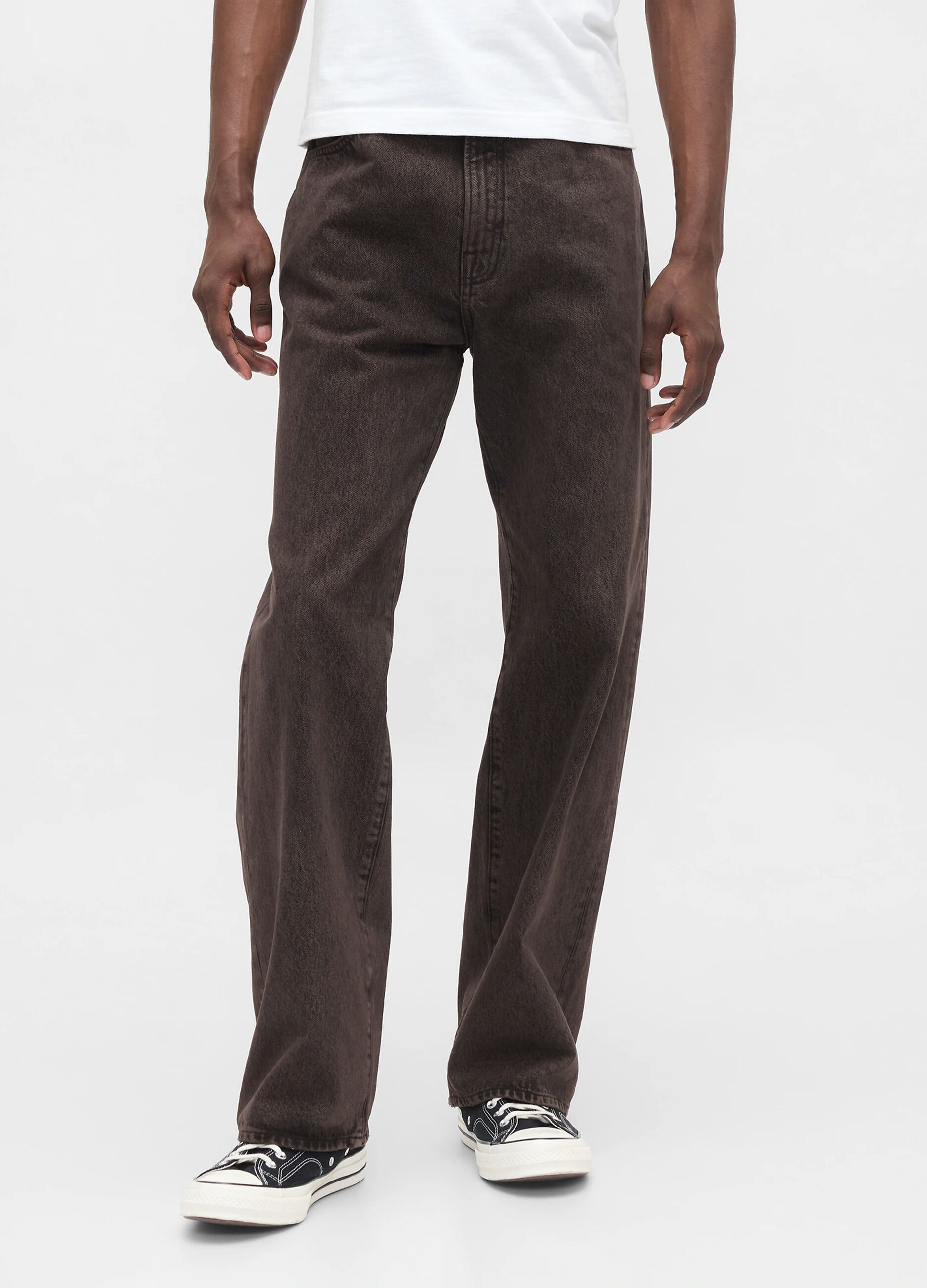 Brown Denim Trousers