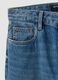 Blue denim pure cotton straight-fit jeans_6