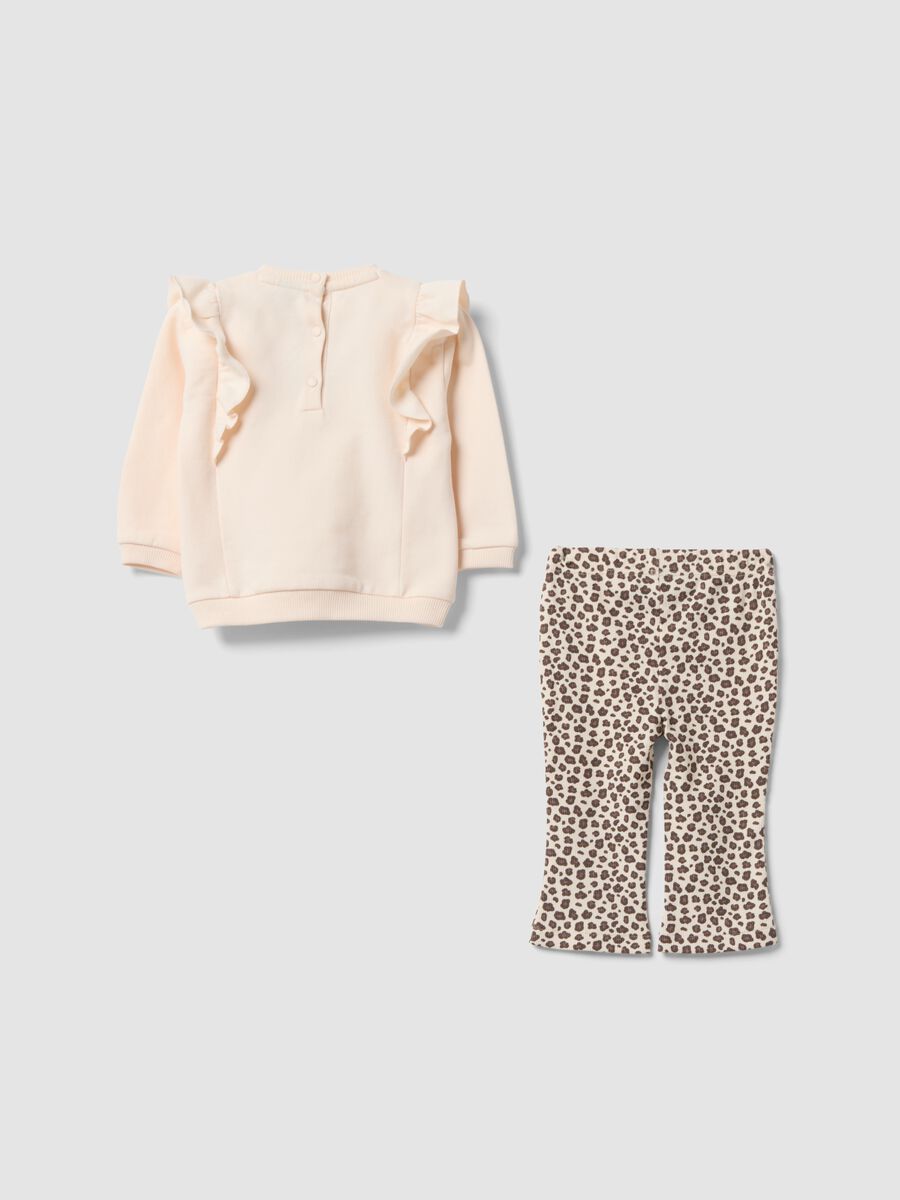 Multicolour pure organic cotton set with Minnie embroidery_1