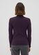 Purple ribbed viscose-blend crew-neck top_3
