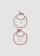 2-pack of pink bibs in pure organic cotton_0