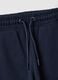 Blue jogger trousers for girls in pure cotton regular fit_2
