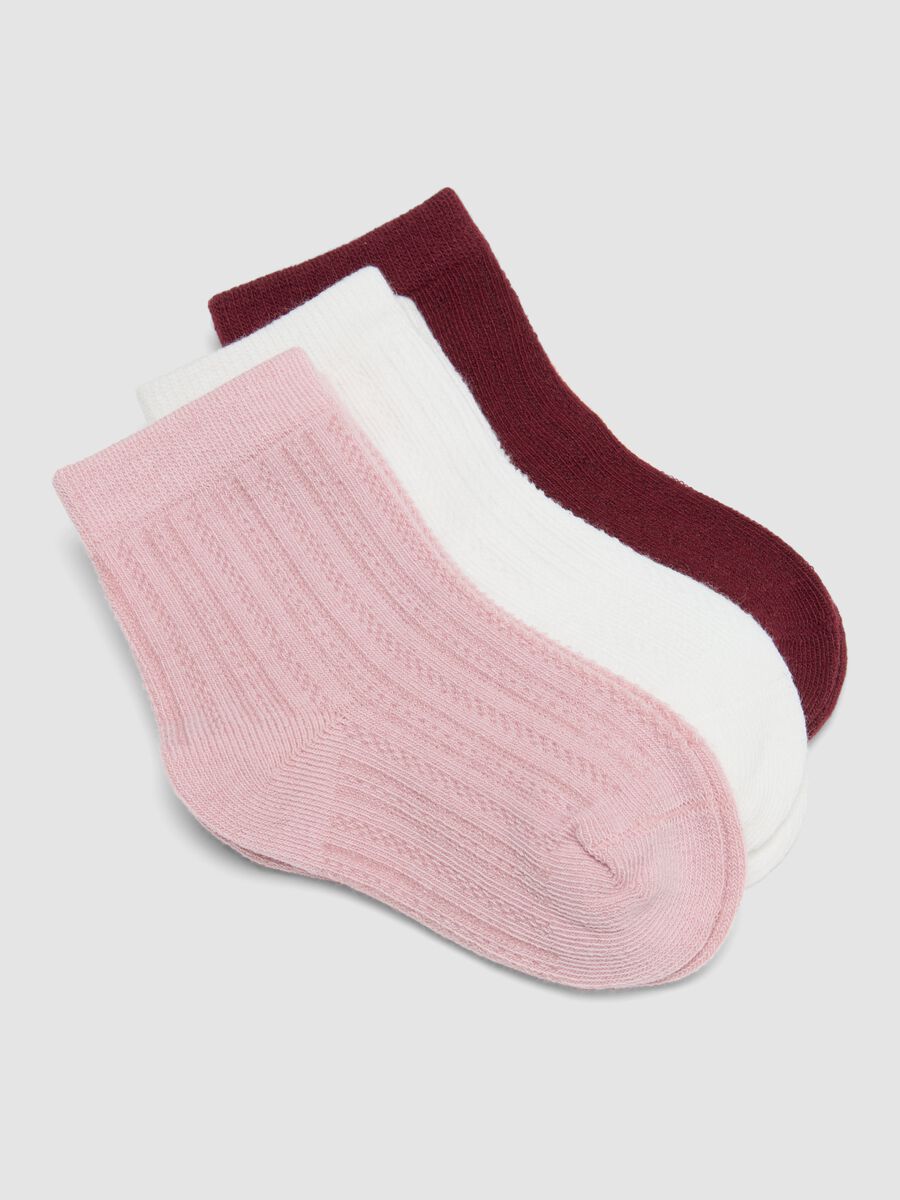 5-pack of multicolour short socks in organic stretch cotton_2