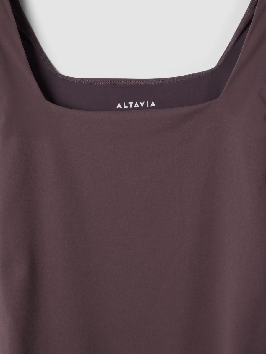 Body malva in tessuto elasticizzato traspirante con scollo ampio ALTAVIA STUDIO_7