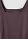 Mauve breathable stretch bodysuit with wide neckline ALTAVIA STUDIO_7