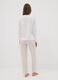 White organic cotton pyjamas with &ldquo;Nap Queen&rdquo; print_3