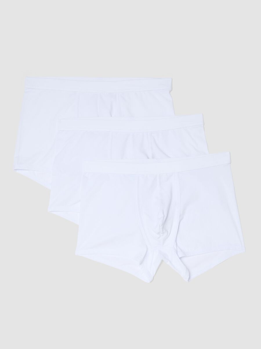 3-pack white stretch cotton boxers, regular fit_4