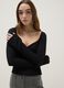 Black long sleeve regular fit top_3