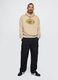 Beige Hoodie Sweatshirt Gap_1