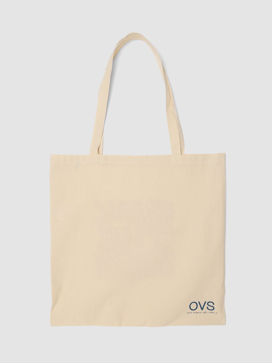 RE-UP tote bag with "Break the Pattern" screen print_2