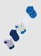 Kids&rsquo; multicolour stretch cotton-blend socks multipack_0