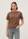 Brown pure cotton relaxed fit t-shirt_1