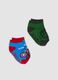 2-pack of anti-slip organic stretch cotton socks with Avengers print_0