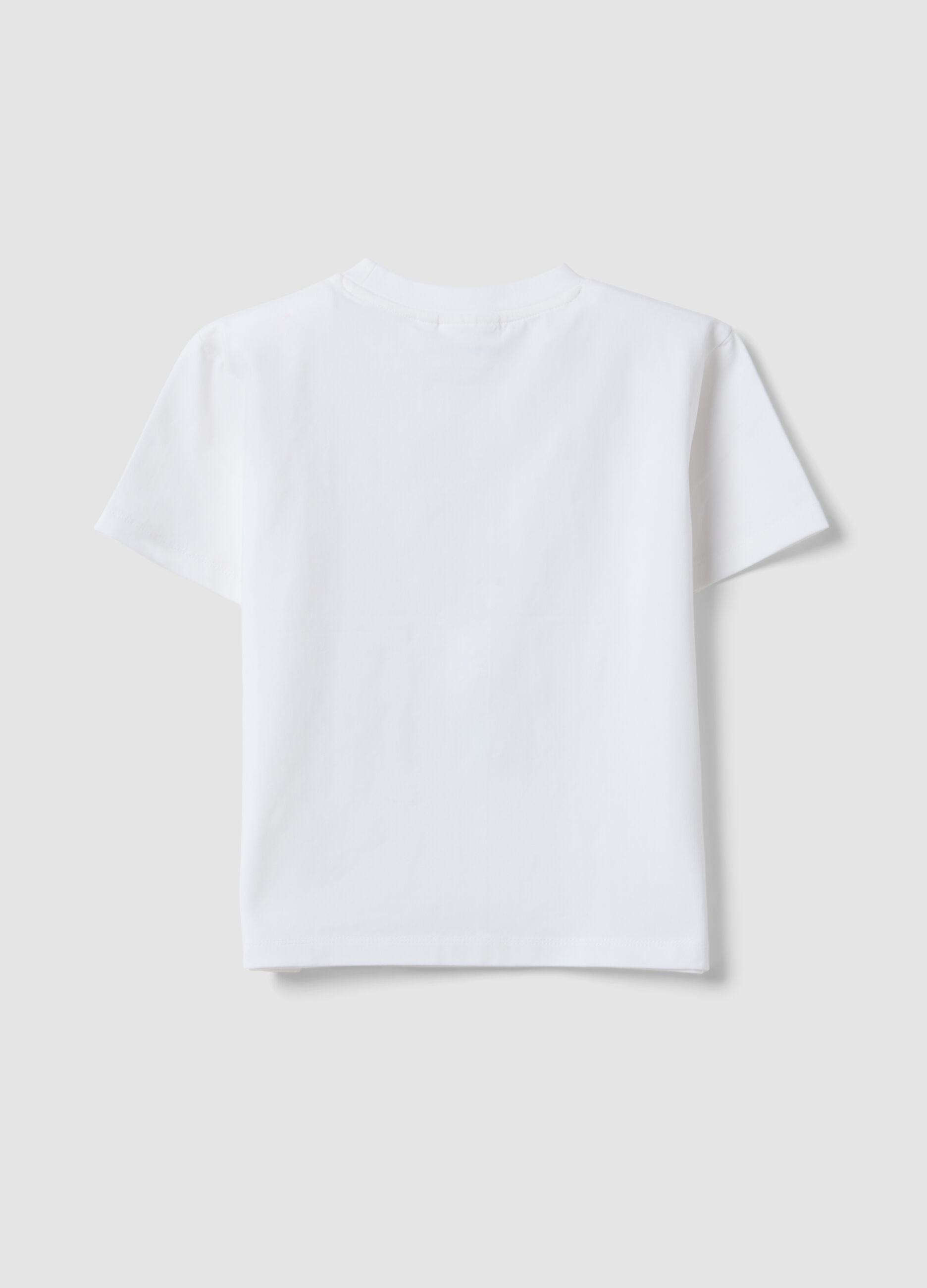 Kids&rsquo; white stretch cotton Super Mario T-shirt