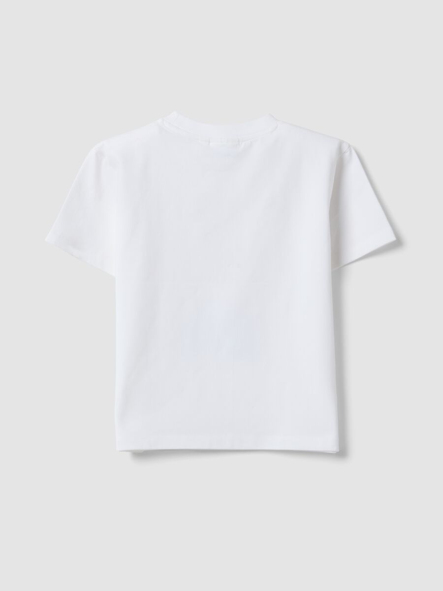 Kids&rsquo; white stretch cotton Super Mario T-shirt_1