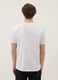 White pure cotton regular fit T-shirt with Honda print_3