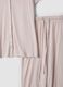 Pink pure viscose pyjama with lace V-neck, regular fit_5