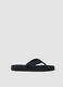 Blue flip-flops with woven strap_0