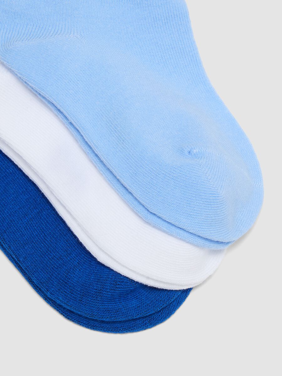 Boys&rsquo; multicolour stretch cotton-blend socks multipack_1