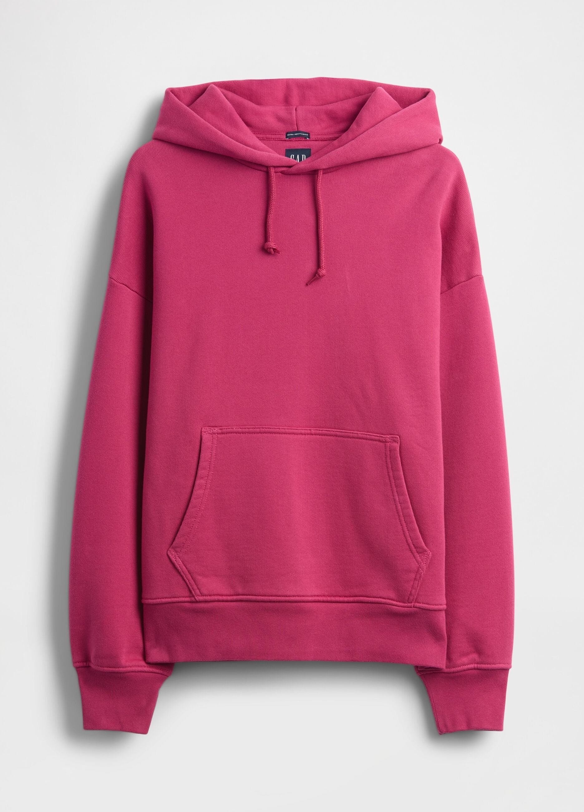 Pink Cotton-Blend Hoodie