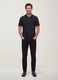 Black slim-fit stretch cotton jeans_0