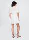 Short white dress in embroidered fabric_1
