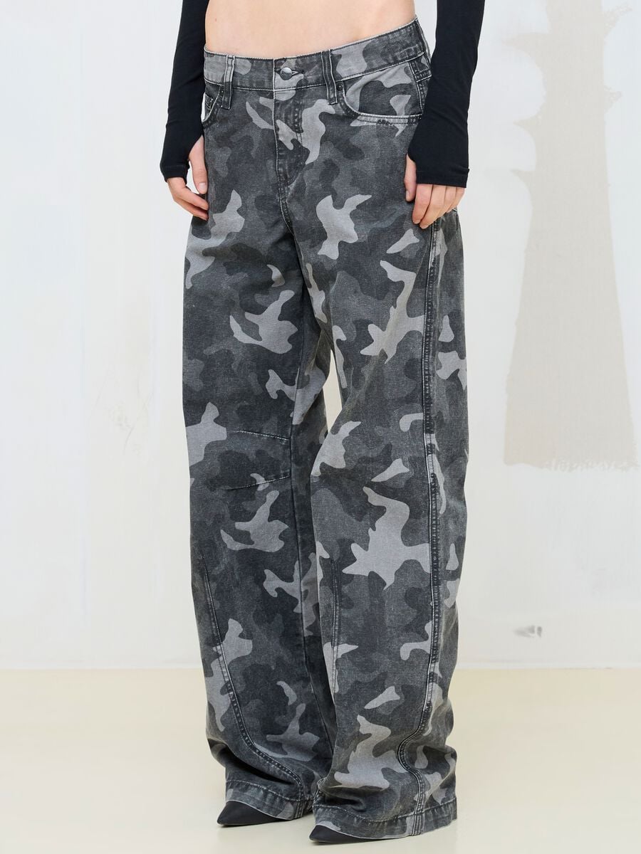 Dark Camo Wide-Leg Denim_2