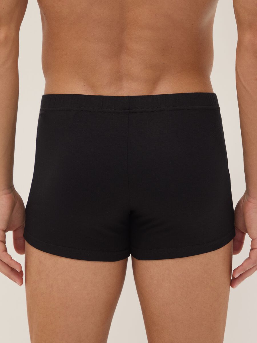 Boxer nero in cotone organico_2