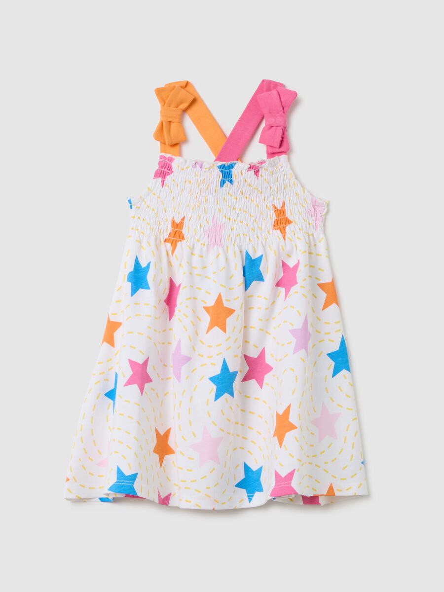 Abito da neonata in puro cotone multicolor wide fit_0