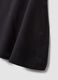 Black stretch viscose mini dress_5