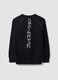 Black cotton-blend sweatshirt with PlayStation print_6