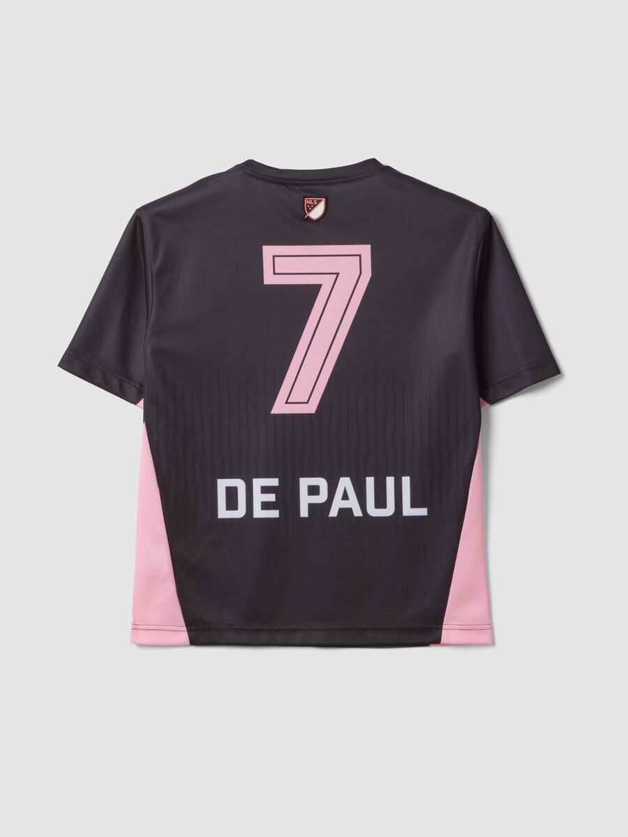 T-shirt nera a maniche corte Miami CF regular fit_4