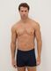 Blue midi boxer briefs 2-pack in stretch Supima cotton, regular fit_0