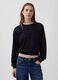 Cotton-blend crew-neck sweatshirt_0