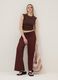 Brown wide-leg joggers_0