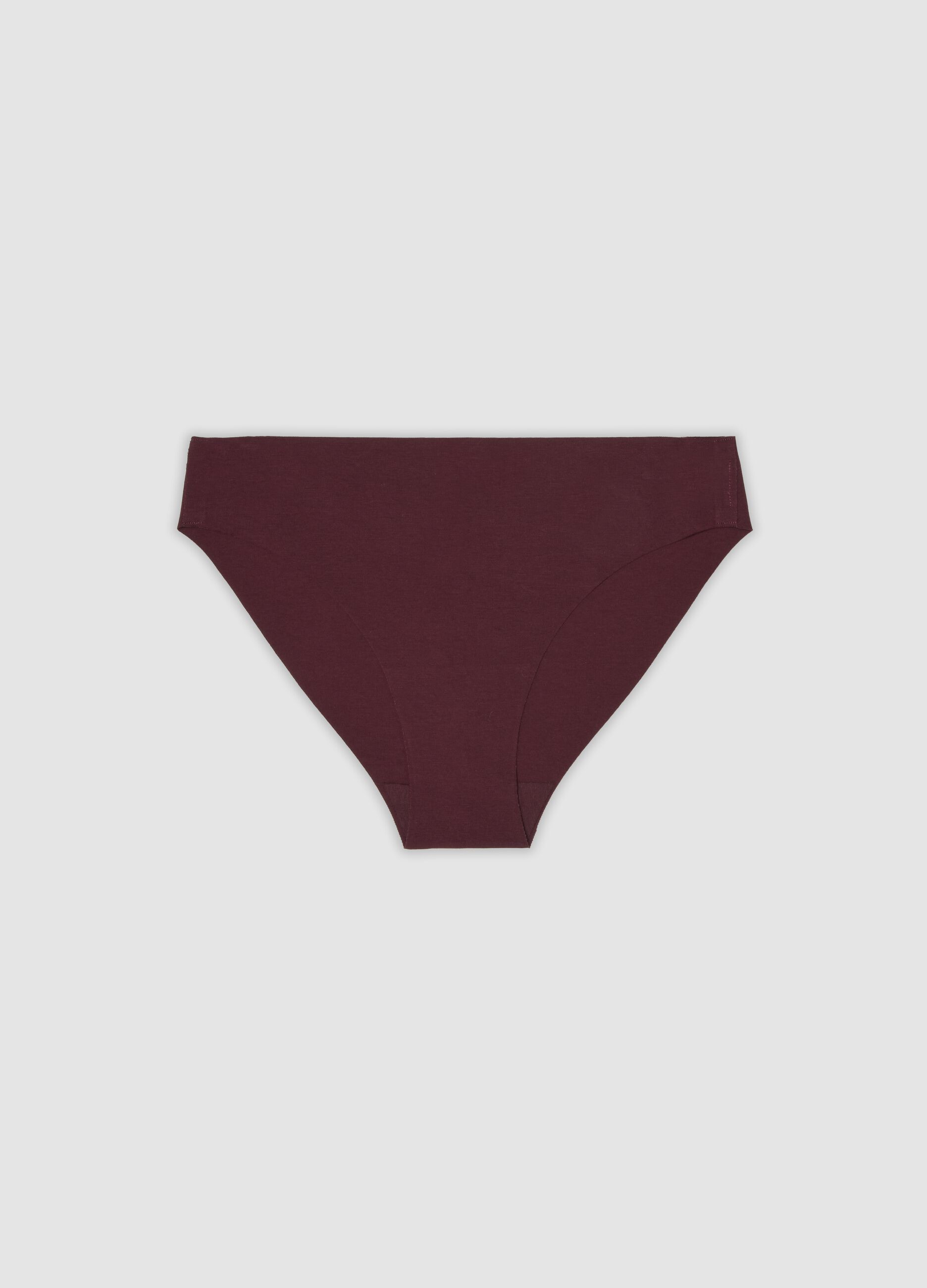 Purple stretch organic cotton briefs