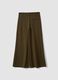 Green wide-leg stretch viscose chino trousers_2