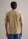 Beige pure cotton T-shirt relaxed fit_3