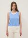 Light blue viscose-blend regular-fit tank top_2