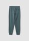 Blue organic cotton joggers_1