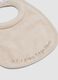 2-pack beige organic cotton baby bibs_1