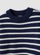 Blue striped viscose-blend crew-neck jumper_1