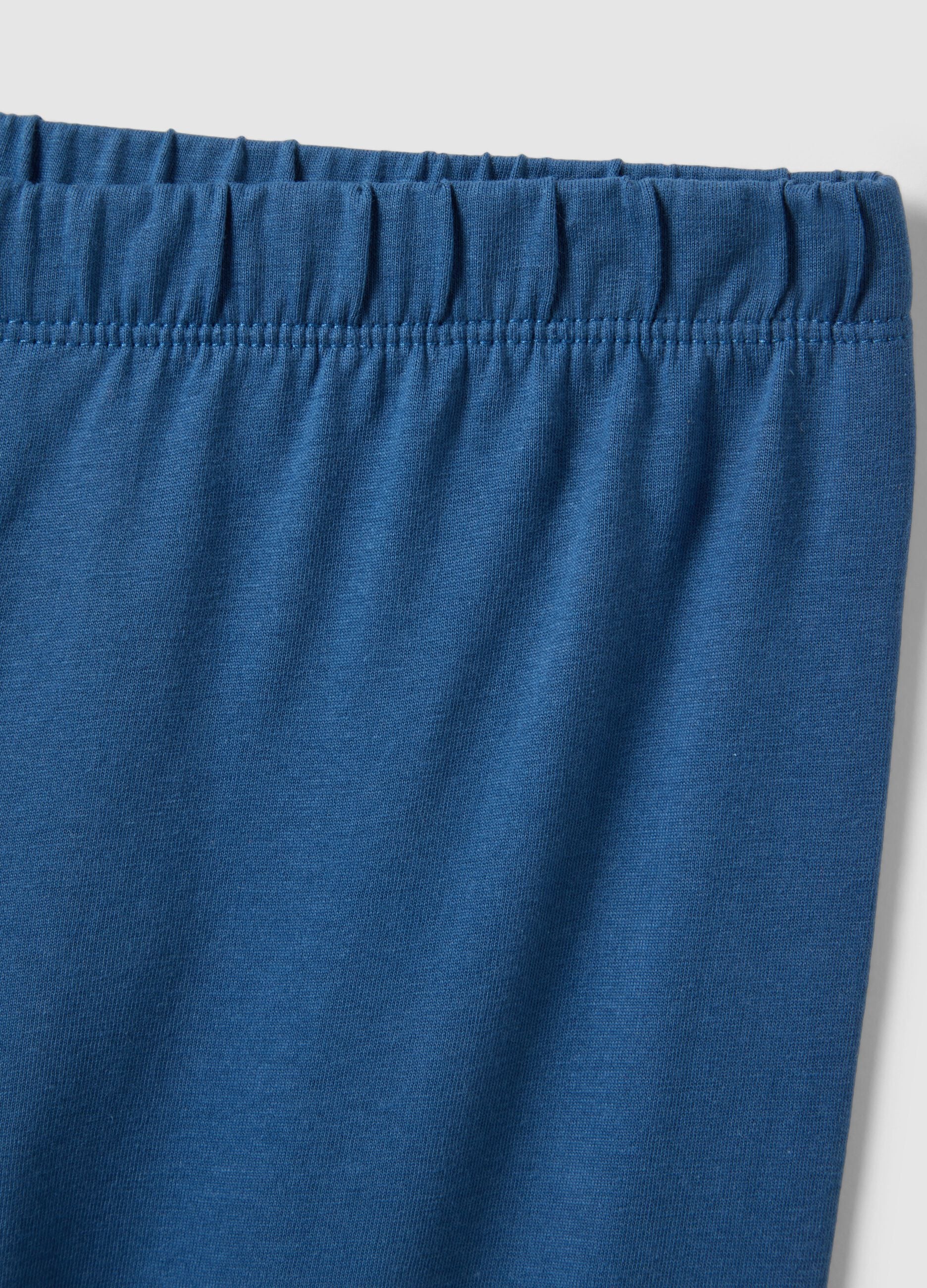 Multicolour pure cotton pyjamas for boys, regular fit with print